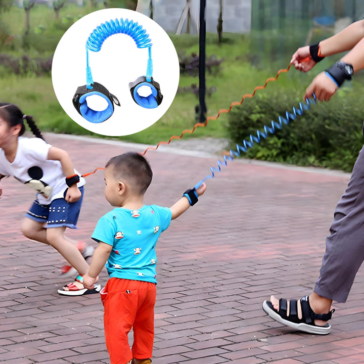 Safety Wristband for Kids Safe and Comfortable Grip with Extendable Elastic Cord to Avoid Losing The Child
