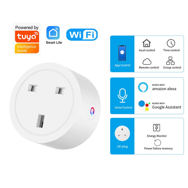 Porodo Smart Plug to Control All Home Appliances Through Phone With Voice Control
