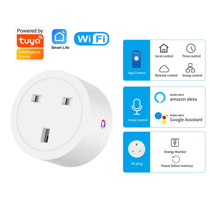 Porodo Smart Plug to Control All Home Appliances Through Phone With Voice Control