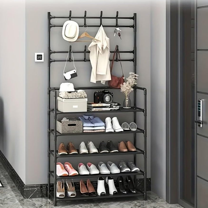 Clothes Stand and Shoe Organizer Rack - dealatcity store	