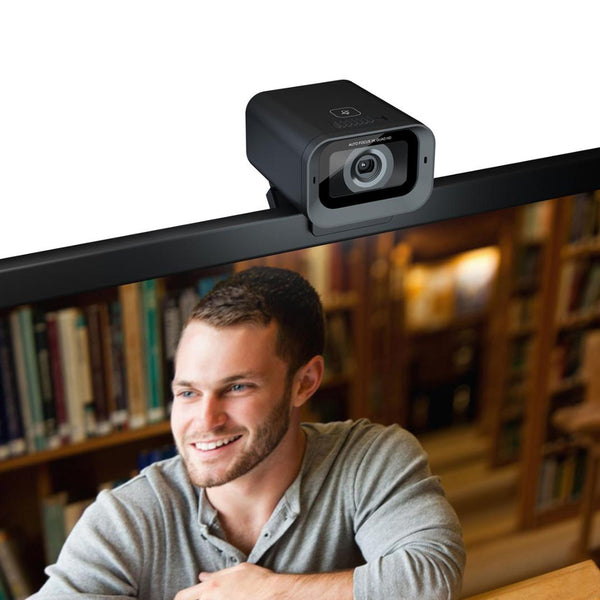 Porodo Action Webcam 2K 30fps Auto Focus with Built-in Microphone and Tripod