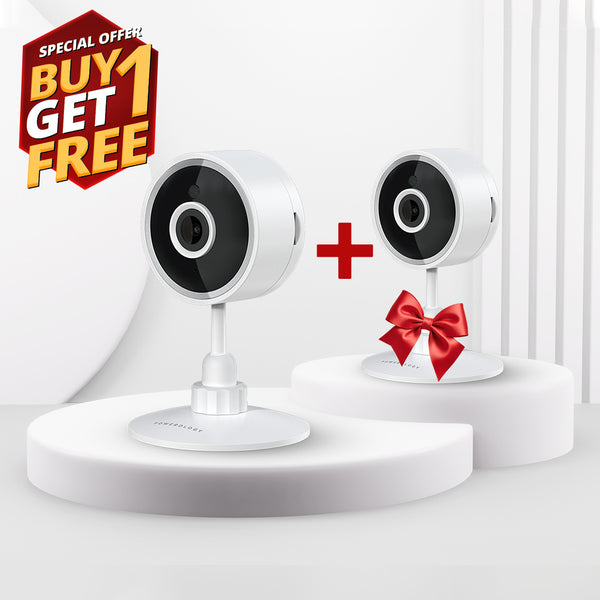 Buy Powerology WiFi Smart Home Camera 105° Wide Angle & Get 1 FREE