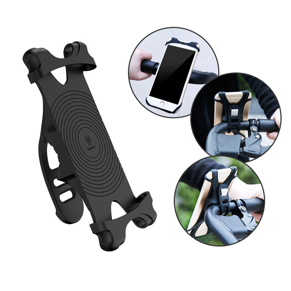 Baseus Miracle Bicycle Vehicle Mounts Bike Silicone Phone Bracket