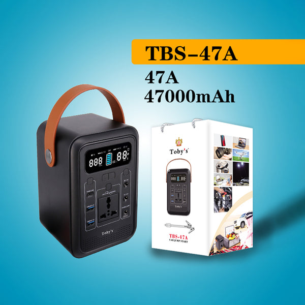 Toby's TBS-47A Jump Starter 47000mAh Compatible with 4 charging methods 