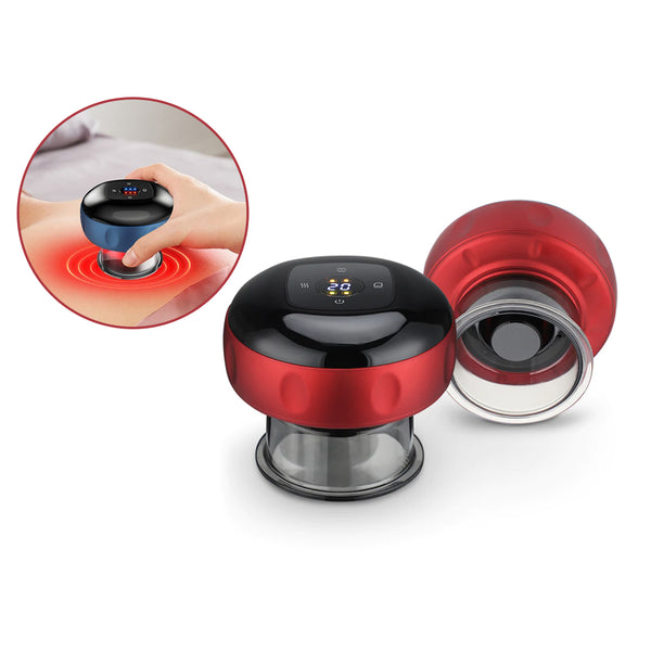 Cupping therapy device with modern technology with 3 adjustable positions and LCD screen