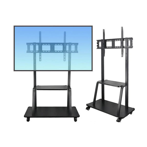 Mobile TV Stand for 50 - 120 inches Screens with 4 Swivel Wheels