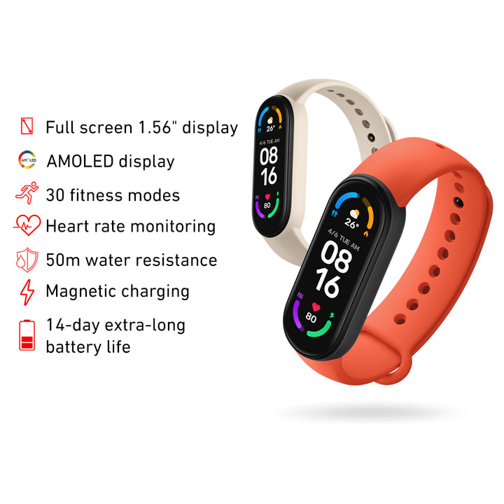 Xiaomi Mi Band 6 1.56 Inch Full Touch Screen 5ATM Waterproof Smart Band Bracelet