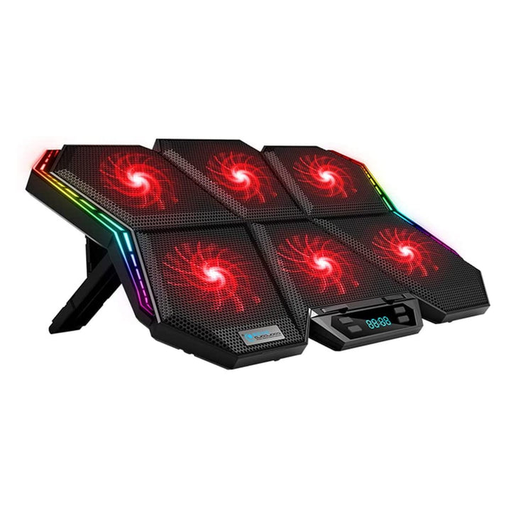 COOLCOLD K40 RGB Laptop Cooler 6-Fan Cooling Stand