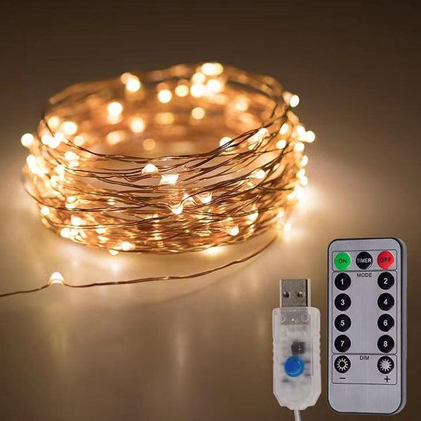 10 Meters LED Strip Light with Copper Wire Waterproof