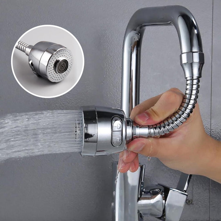 360 Flexible Nozzle Spout Faucet Extender Water Saving Kitchen Sink Tap Faucet Extender