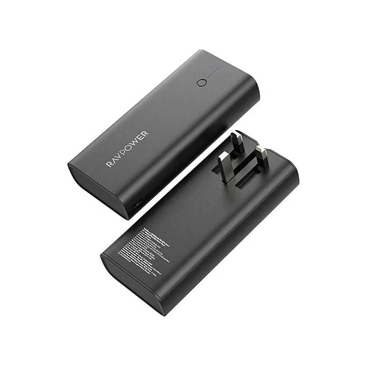 RAVPOWER 2 in 1 Power Bank and Charger Multiport 2USB-A QC and 1 PD with LED Indicator 10000mAh - RP-PB243
