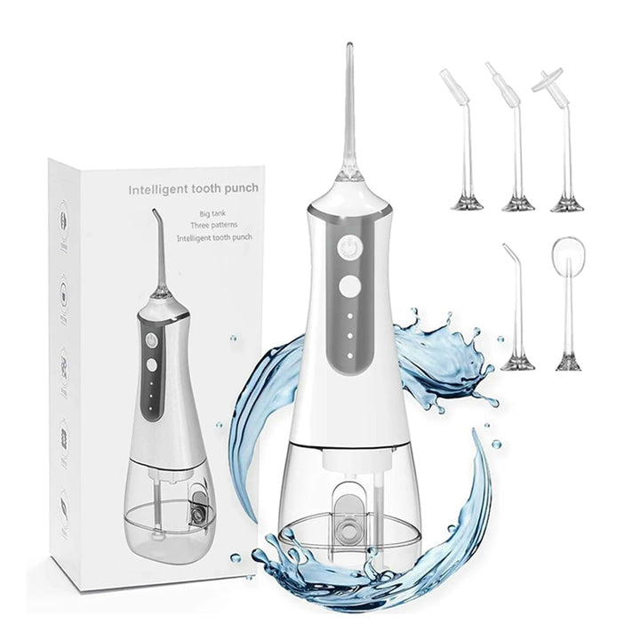 Water Flosser Cordless Teeth Cleaner Dental Oral Irrigator Flosser IPX6 Waterproof