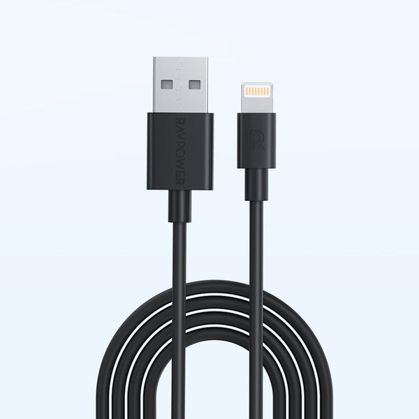 RAVPower RP-CB030 1m Lightning Cable Black