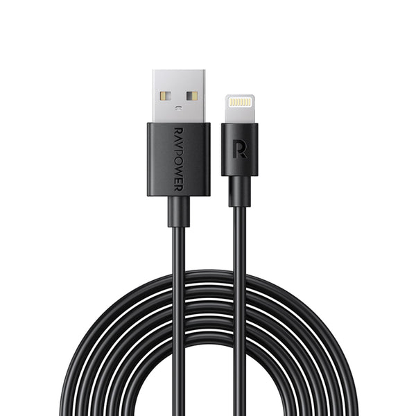 RAVPower RP-CB1015 USBA-Lightning Cable 2m TPE Black 