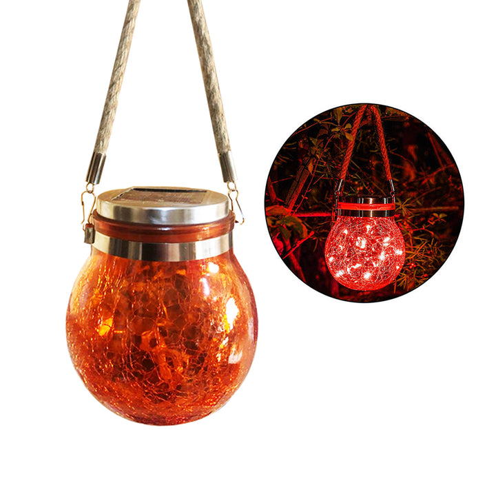 LED Solar Mason Jar Fairy String Lights