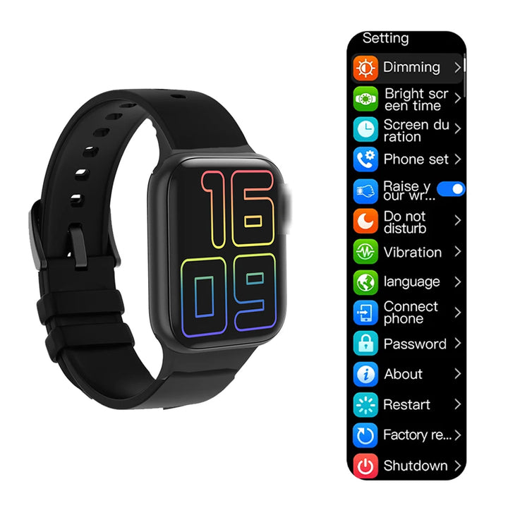 YGQNH HW12 Smart Watch 6 40MM 1.57inch Pro-Watch Easy to Use 