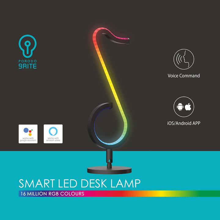 Porodo Brite RGB Smart LED Desk Lamp 12W