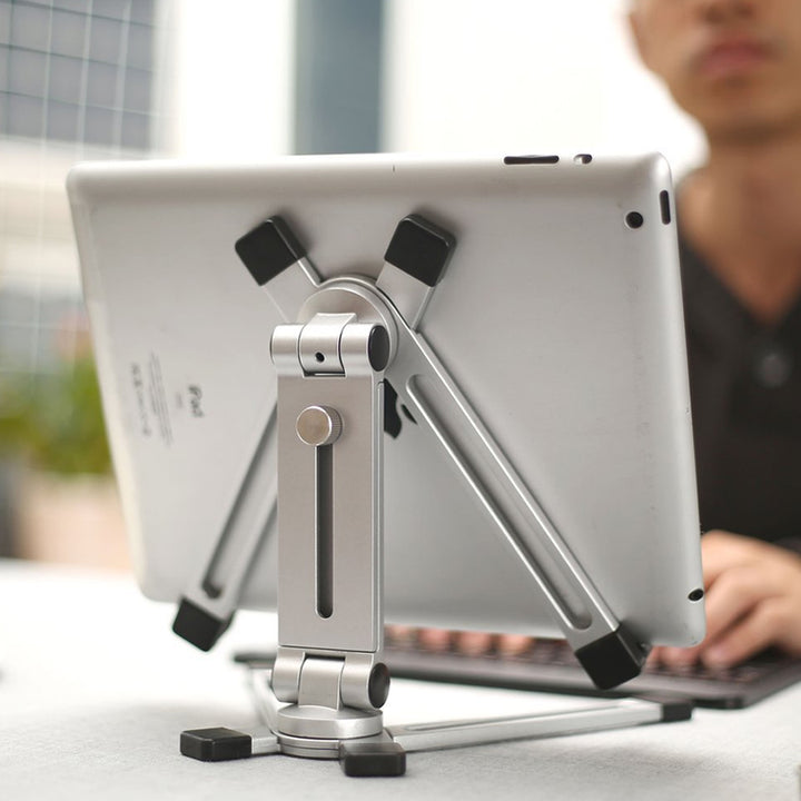 Portable Fold-up Aluminium Universal Tablet Multi-Angle Adjustable Stand Holder   