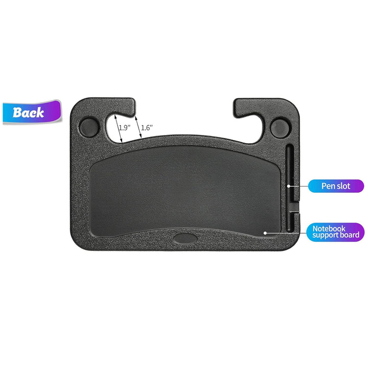 Multi-Use Steering Wheel Plate for Holding Computers and Food Easy to Install