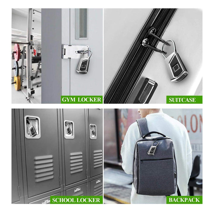 Smart Waterproof Fingerprint Lock fingerprint memory capacity up to 10 sets