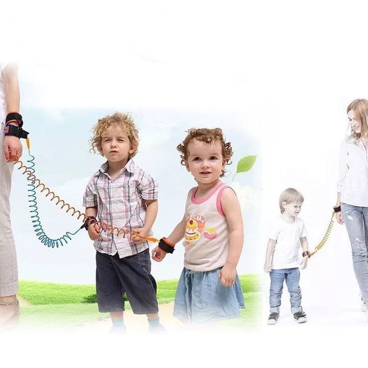 Safety Wristband for Kids Safe and Comfortable Grip with Extendable Elastic Cord to Avoid Losing The Child