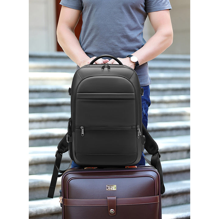 POSO PS-660 Large Expandable Waterproof Anti-Theft Backpack Bag With USB Charging Port