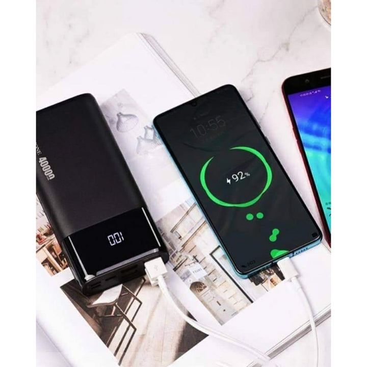 Borofone BT01 40000 mAh Power Bank with 4 USB outputs and LED Screen