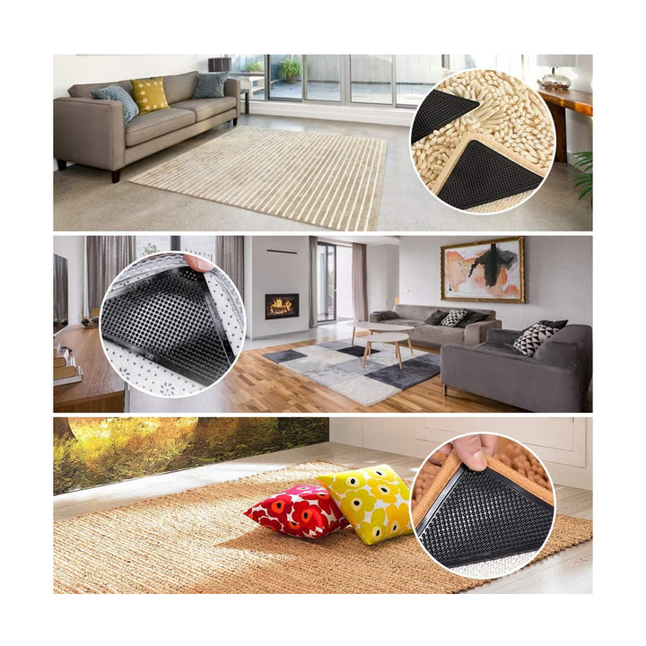 Amazing Reusable Rug Grippers Keeps Rugs & Mats in place