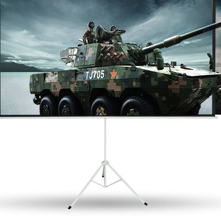 Toprecis T6 cell phone projector 720P + Tripod Projector Screen Type B (210 cm x 115 cm)