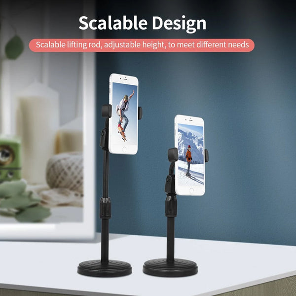 L7 Phone Stand Portable Adjustable Multi-function Mobile Phone Bracket with Round Base