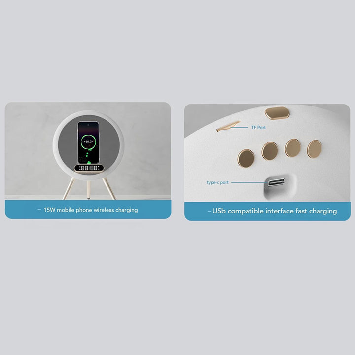 Magic mirror mobile phone wireless charging Bluetooth speaker beauty makeup mirror