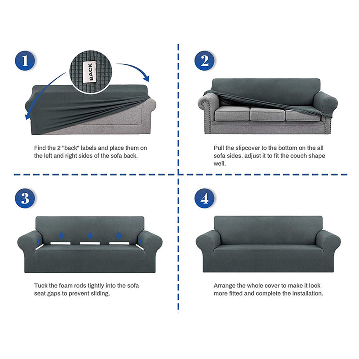 Stretch Anti-slip Washable Sofa Cover to prevent your sofa from daily wear, stains, and scratches