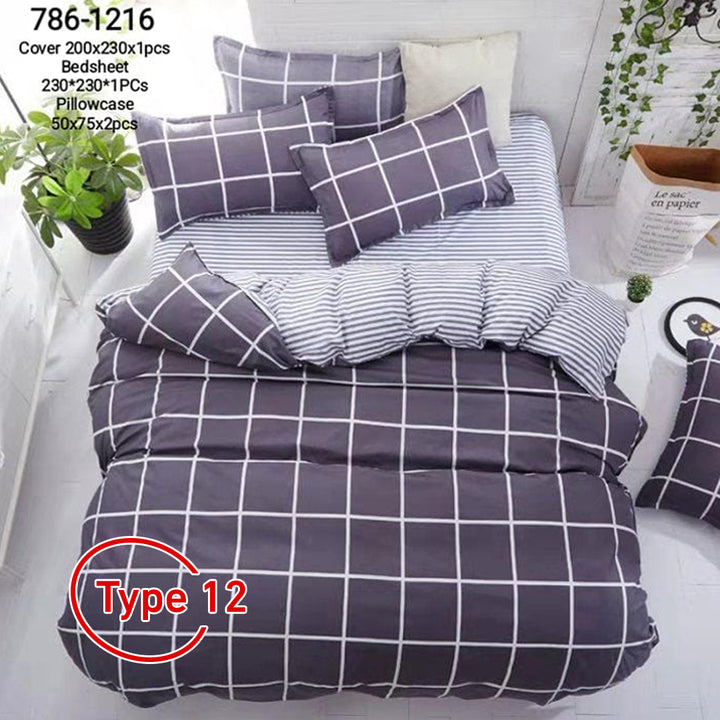 Bedding Set with 4 * 1 Comforter Modern and Elegant Design