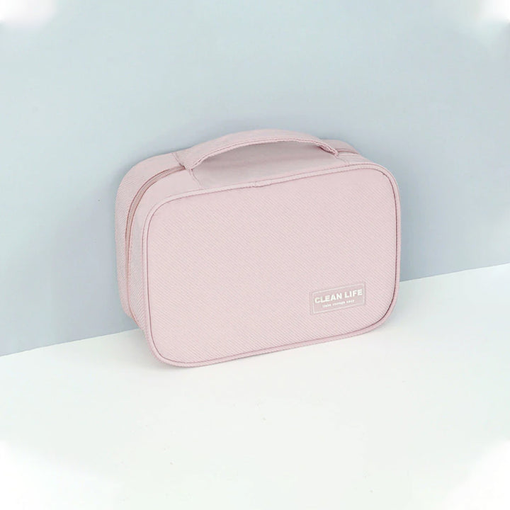 Portable Cosmetic Bag Travel Wash Bag Hanging Organizer Bag Foldable Toiletry Bathroom Bag 