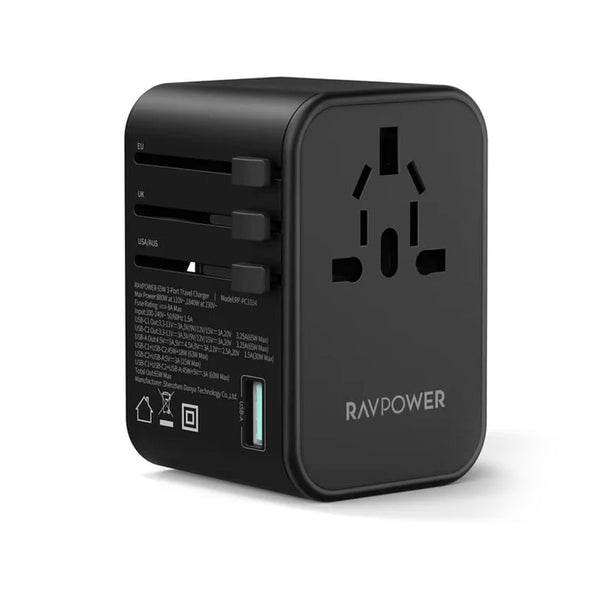 كيبل 3X1 RP-CB1033 من RAVPower من USB-A إلى Micro + USB-C+ Lightning