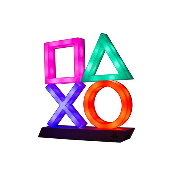 مجموعة اضاءة Playstation Icons كبيرة الحجم مع 3 أوضاع اضاءة - اضاءة تفاعلية مع الموسيقى