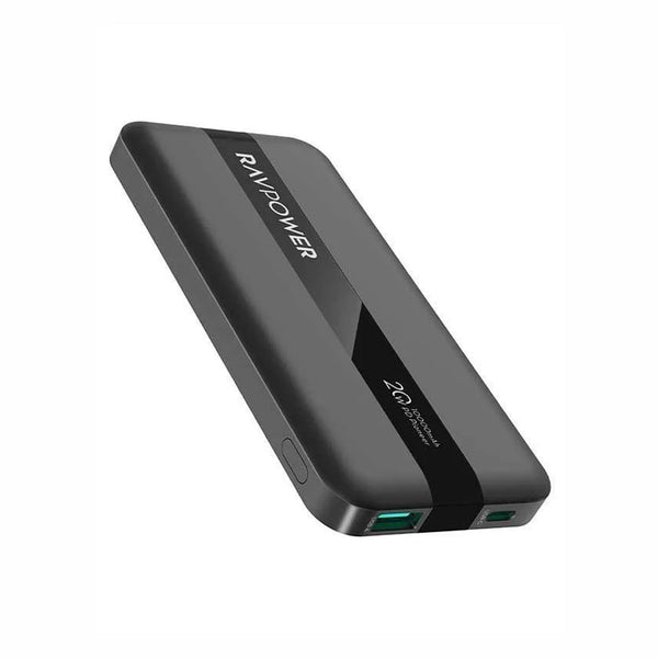 باور بانك PB1236 من RavPower مزود بمنفذين(USB-A/USB-C) بقوة 20 واط 10000mAh