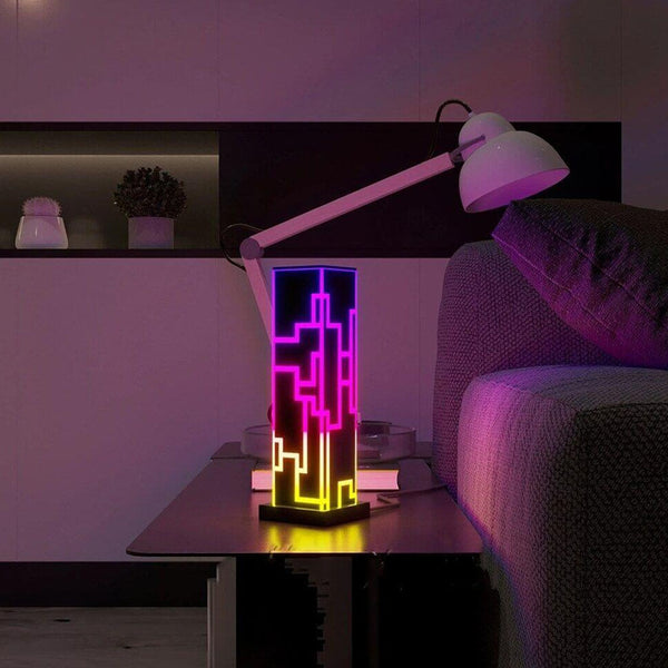 مصباح الاضاءة الليلية Galactica Table Lamp مع اضاءة RGB LED مع ريموت