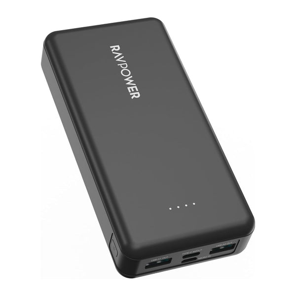 باور بانك RP-PB1216 من RAVPower مزود ب 4 منافذ بقوة PD 15W بسعة 20000mAh 