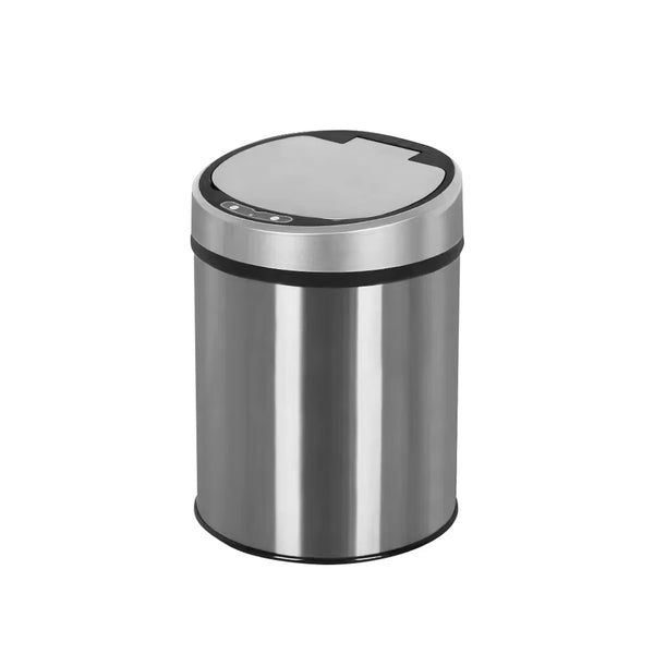 Smart Touchless Sensor Stainless Steel Trash Can with Stylish and Practical Design