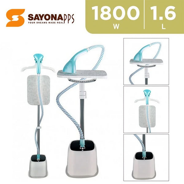 Sayona SGS-2375 2 in 1 Steam Iron with 1800W Power and 1.6L Tank Capacity for Smooth and Comfortable Ironing Experience