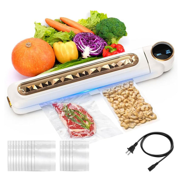 Multi-Purpose Vacuum Sealer and Bag Sealer with Touch Control
