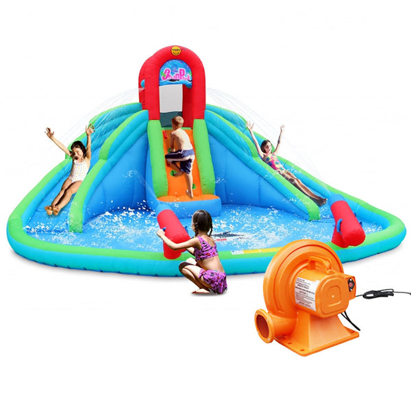 هابي هوب Happy Hop Ocean Park Water Slides 9135 مع منفاخ كهربائي