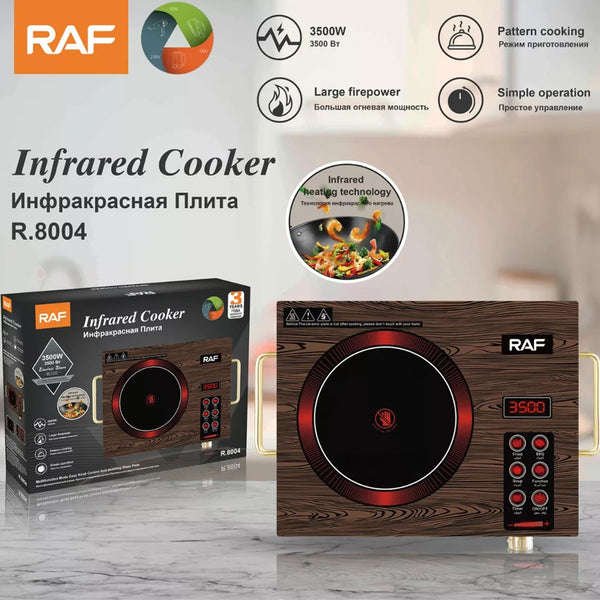RAF R-8004 3500W Electric Cooker with 5 Cooking Programs