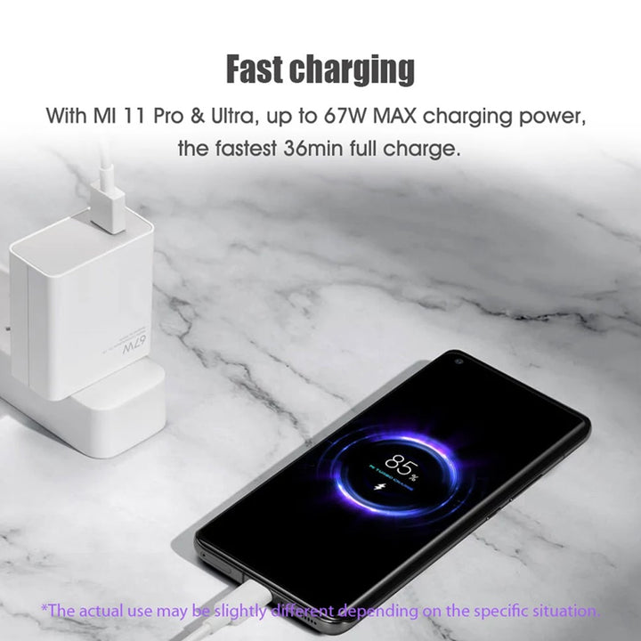 Xiaomi 67W Combo Charging (Type A) with Intelligent device identification