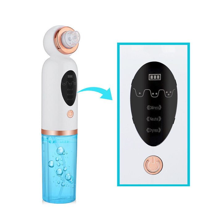 Electric Pore Cleaner and Blackhead and Pimple Removal Device with 5 Rechargeable Suction Heads