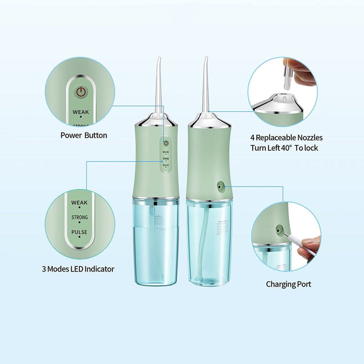 Water Flosser Cordless Dental Oral Irrigator