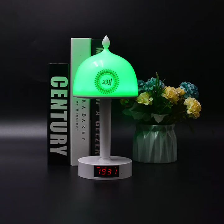 Quran Speaker Lamp Bluetooth Mp3 Player with color changing LED Touch Lamp & Azan Clock  