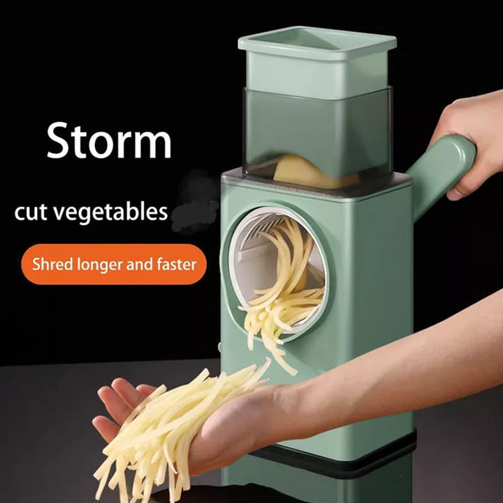 Multifunctional Stainless Steel Manual Vegetable Slicer 3-in-1