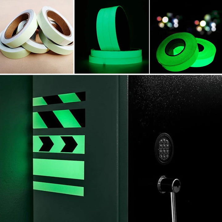 5M X 24Mm Luminous Radium Tape Sticker Removable Waterproof Glow In The Dark Tape